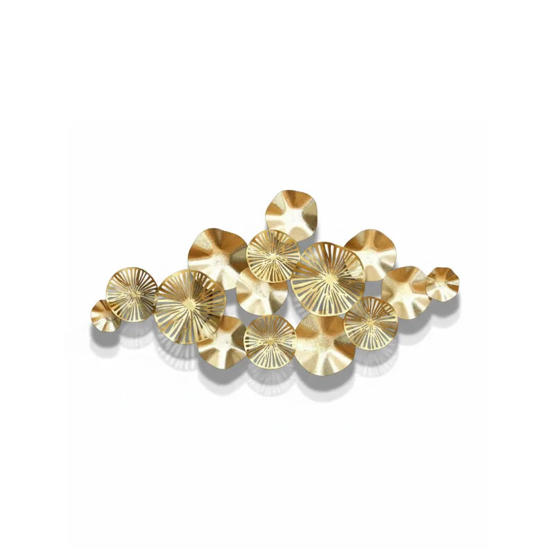 DESROCH DECOR WALL DECOR ART FLEUR METAL WALL ART
