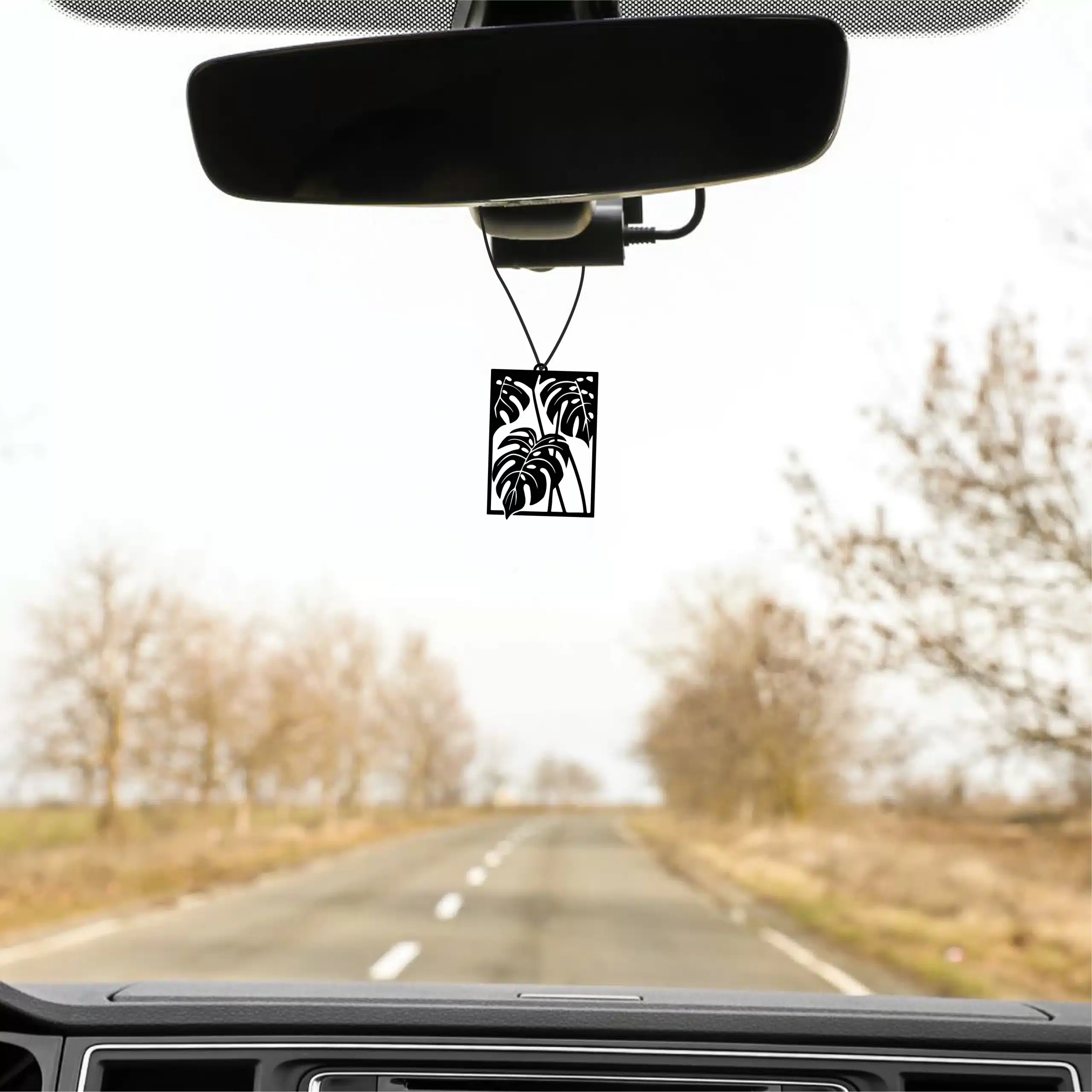 Monstera Leaf Car Hanging - view 2