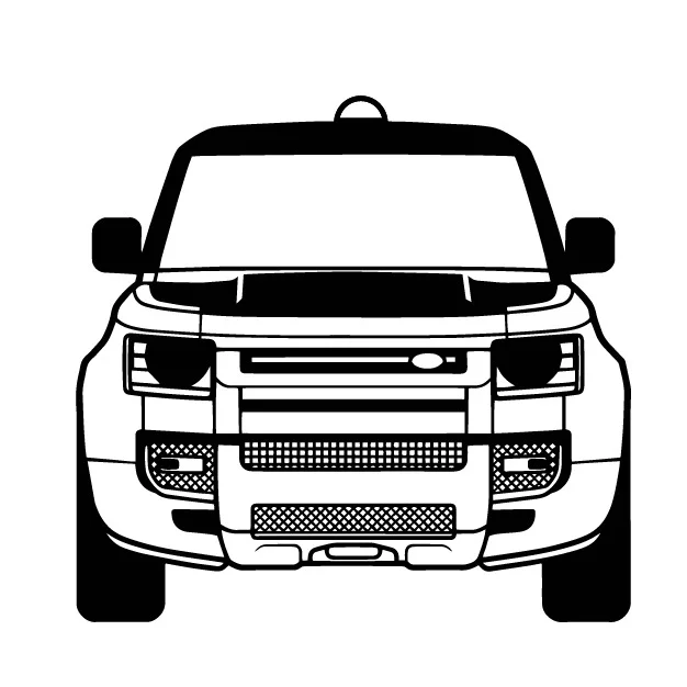 Premium Land Rover Defender Car Hanging