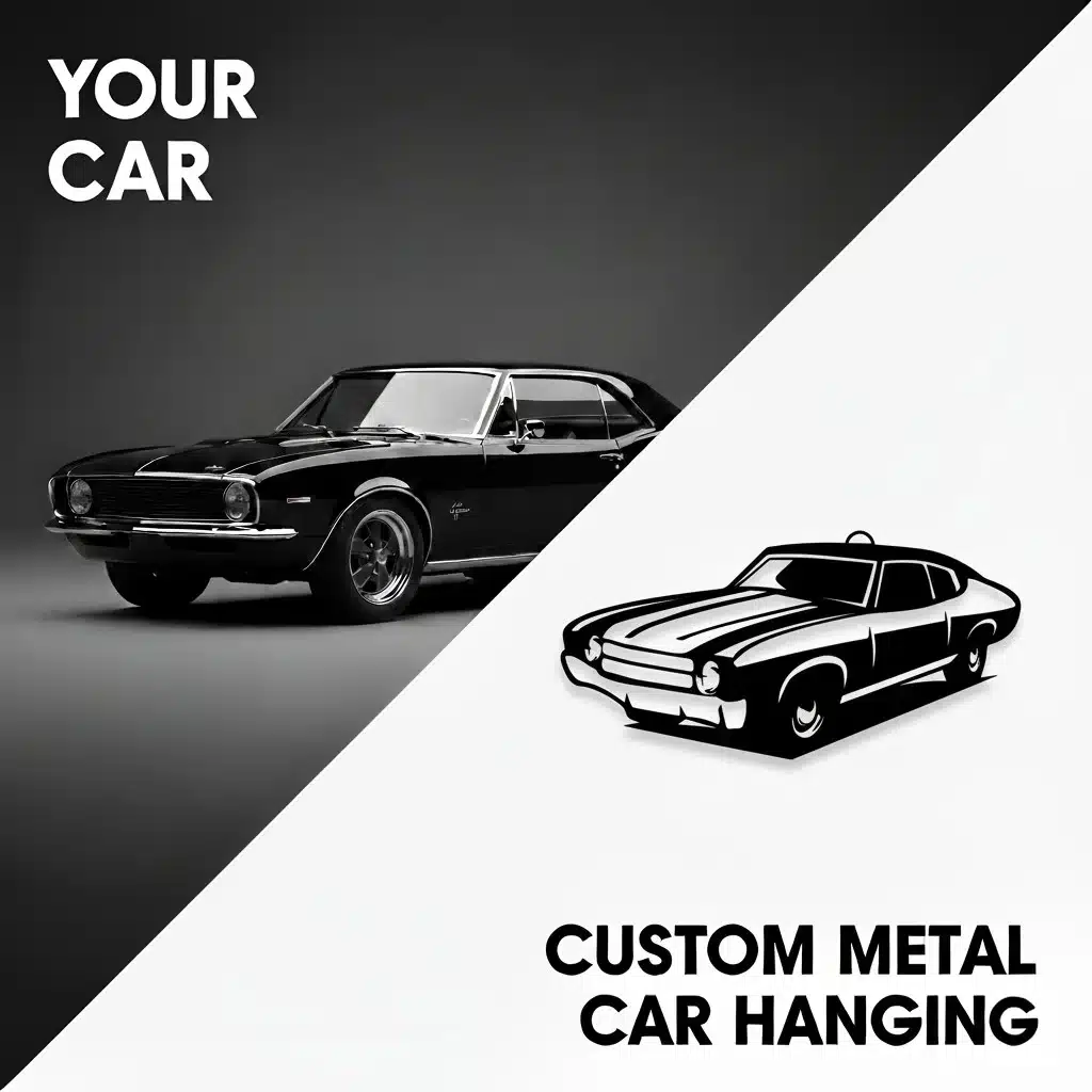 Custom Car Hanging – Premium Metal Car Decor