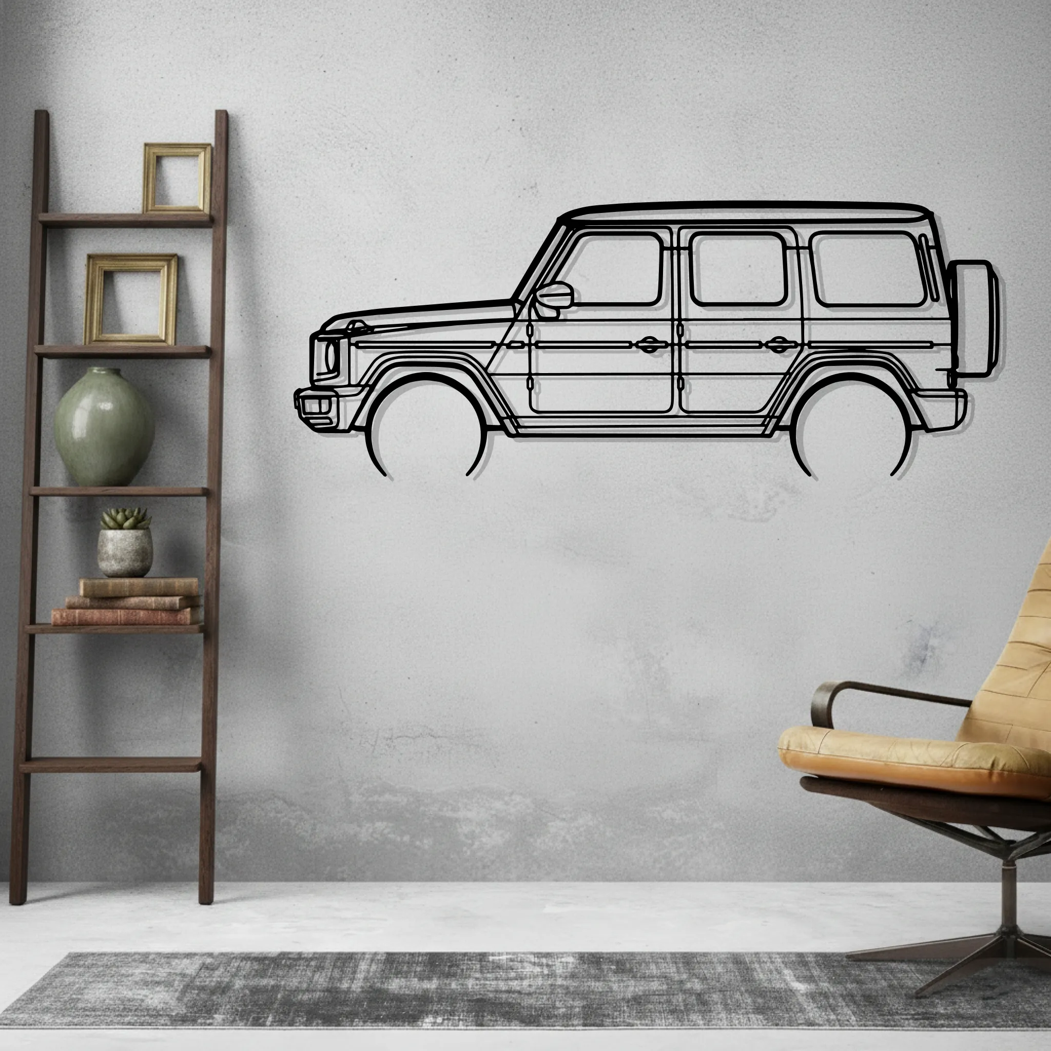 G class 2020 Wall Art Modern Metal Silhouette - view 2