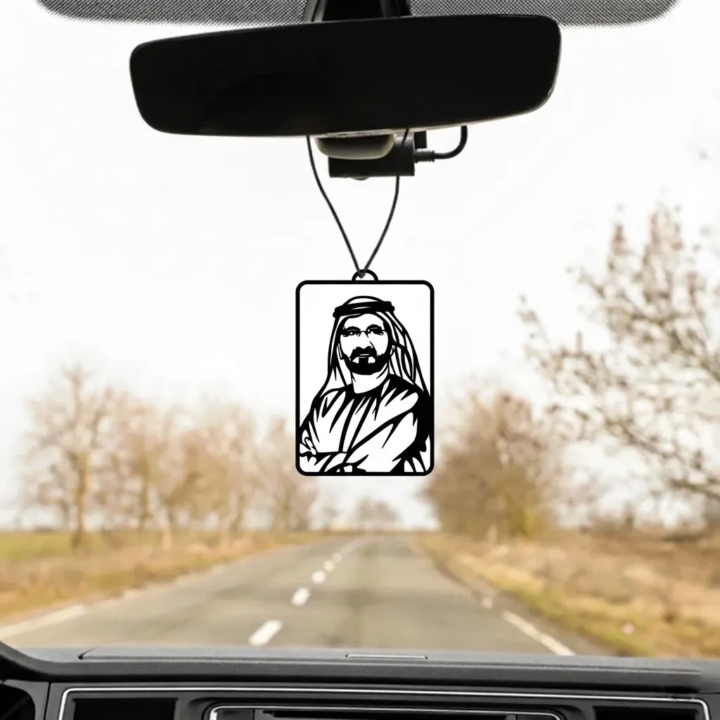 UAE Leader Car Hanging - view 2