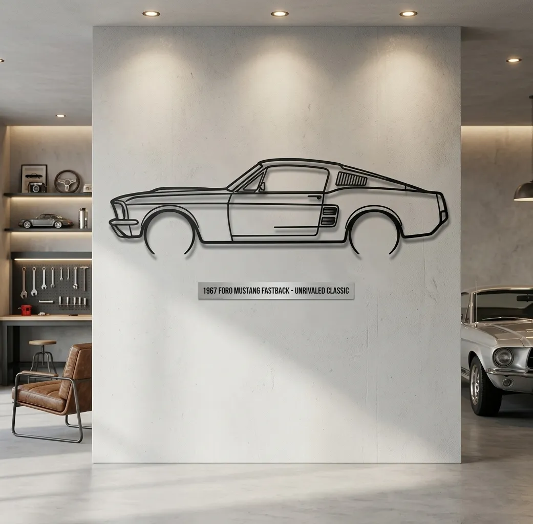 240z 280z Classic Wall Art Modern Metal Silhouette - view 5