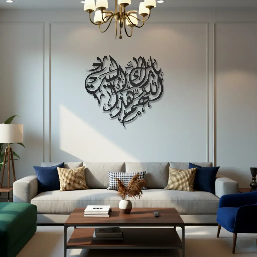 Bless This Home - اللهم بارك هذا البيت  - Premium Islamic Wall Art