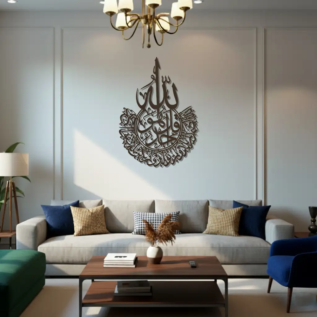 Surah Al-Ikhlas - سورة الإخلاص - Premium Islamic Wall Art - view 5