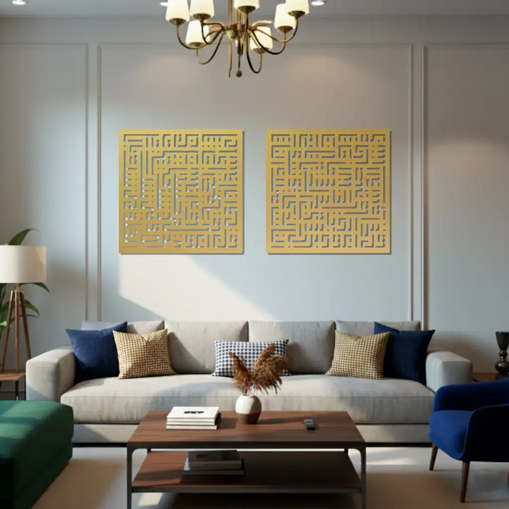 Al-Mu'awwidhatayn - المُعَوِّذَتَيْن  - Premium Islamic Wall Art - view 5