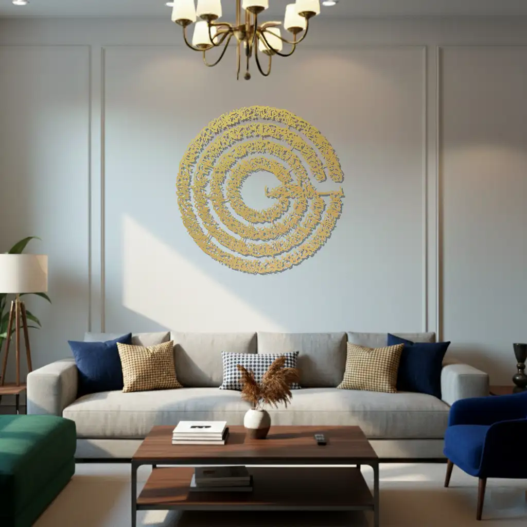 Four Qul Surah Set - مجموعة سور قُل الأربعة- Premium Islamic Wall Art - view 4