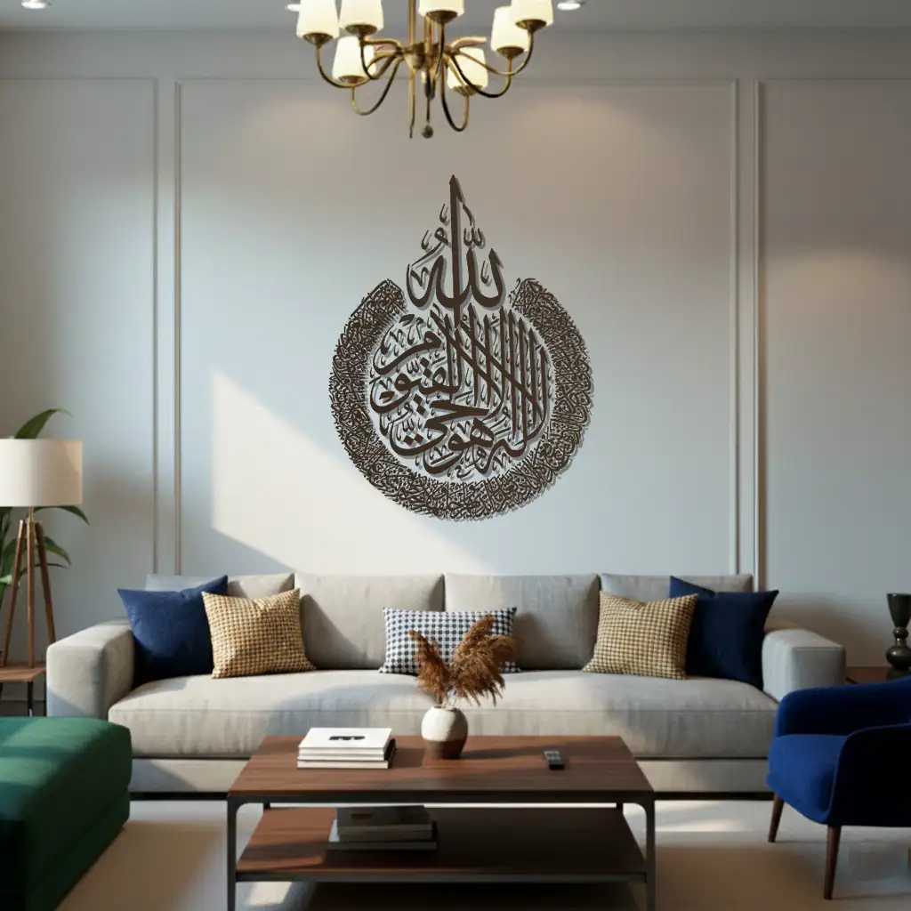 Ayat Al-Kursi - آية الكرسي - Premium Islamic Wall Art - view 3