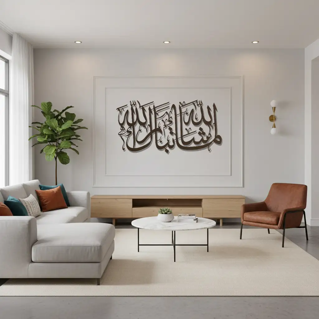 Mā Shā Allāh, Tabārak Allāh - ما شاء الله تبارك الله  - Premium Islamic Wall Art - view 3