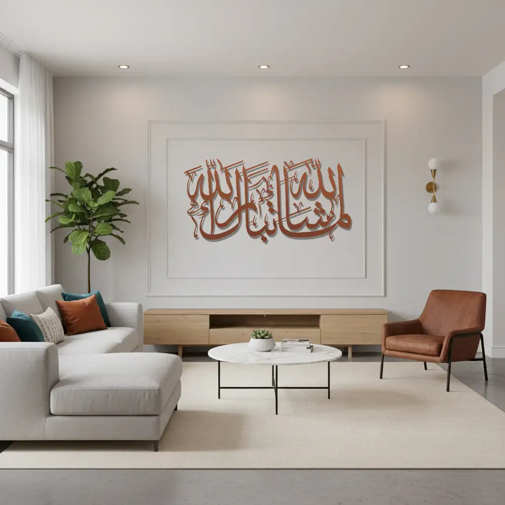 Mā Shā Allāh, Tabārak Allāh - ما شاء الله تبارك الله  - Premium Islamic Wall Art - view 5