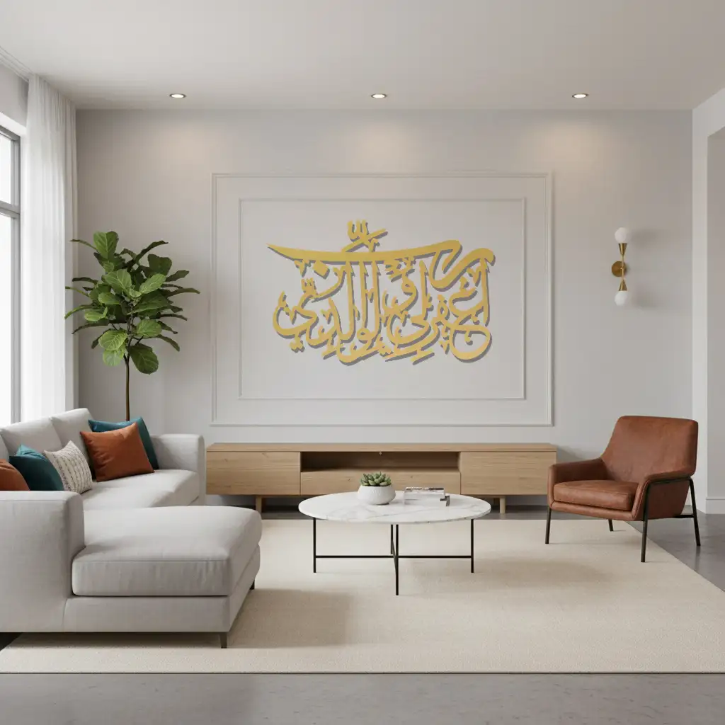Rabb ighfir lī wa li-wālidayya - رَبِّ اغْفِرْ لِي وَلِوَالِدَيَّ   - Premium Islamic Wall Art - view 4