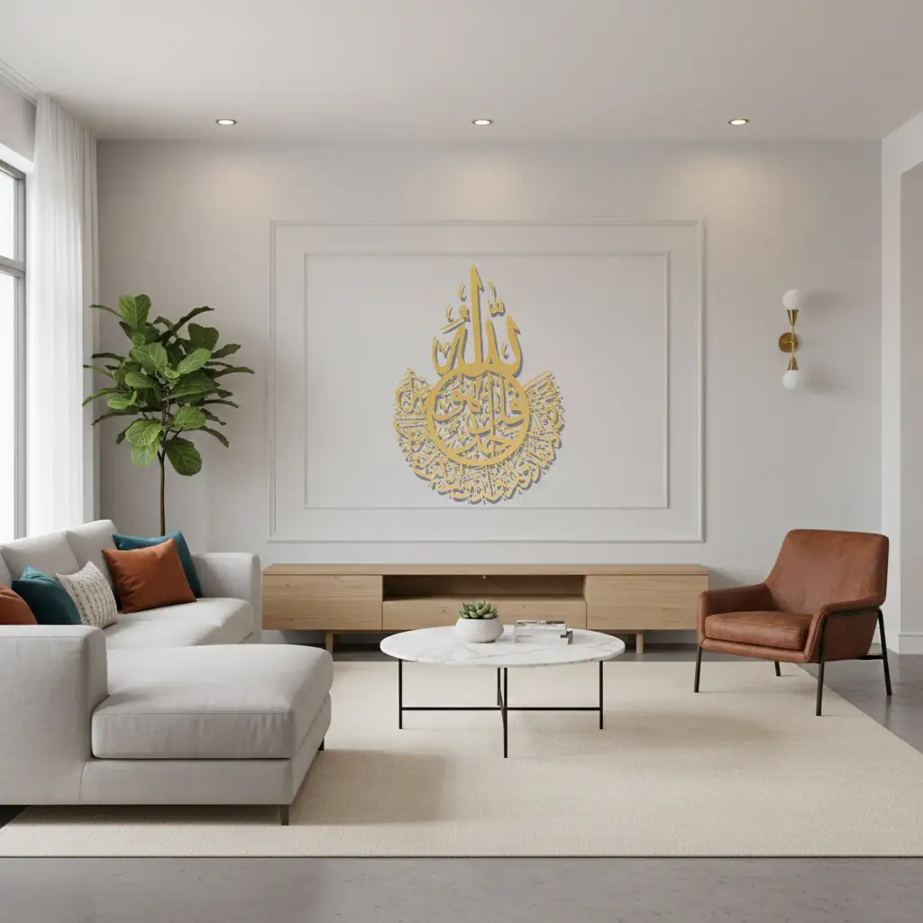 Surah Al-Ikhlas - سورة الإخلاص   - Premium Islamic Wall Art - view 5