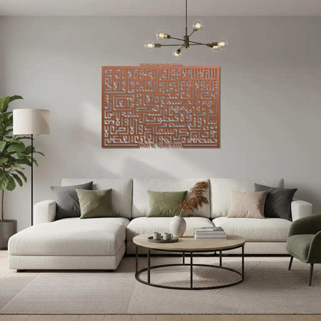 Ayat Al-Kursi - آية الكرسي  - Premium Islamic Wall Art - view 4