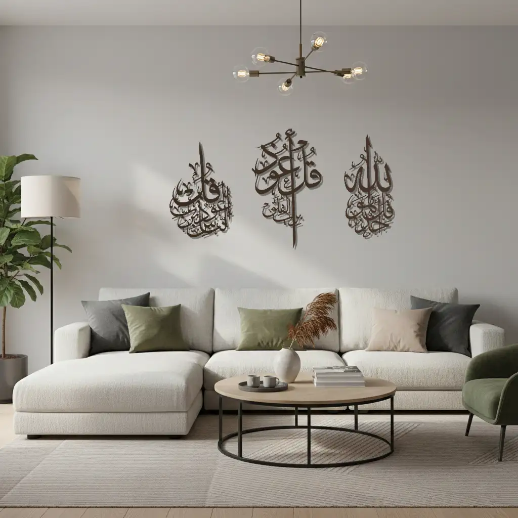 Al-Mu'awwidhatayn - المُعَوِّذَتَيْن- Premium Islamic Wall Art - view 2