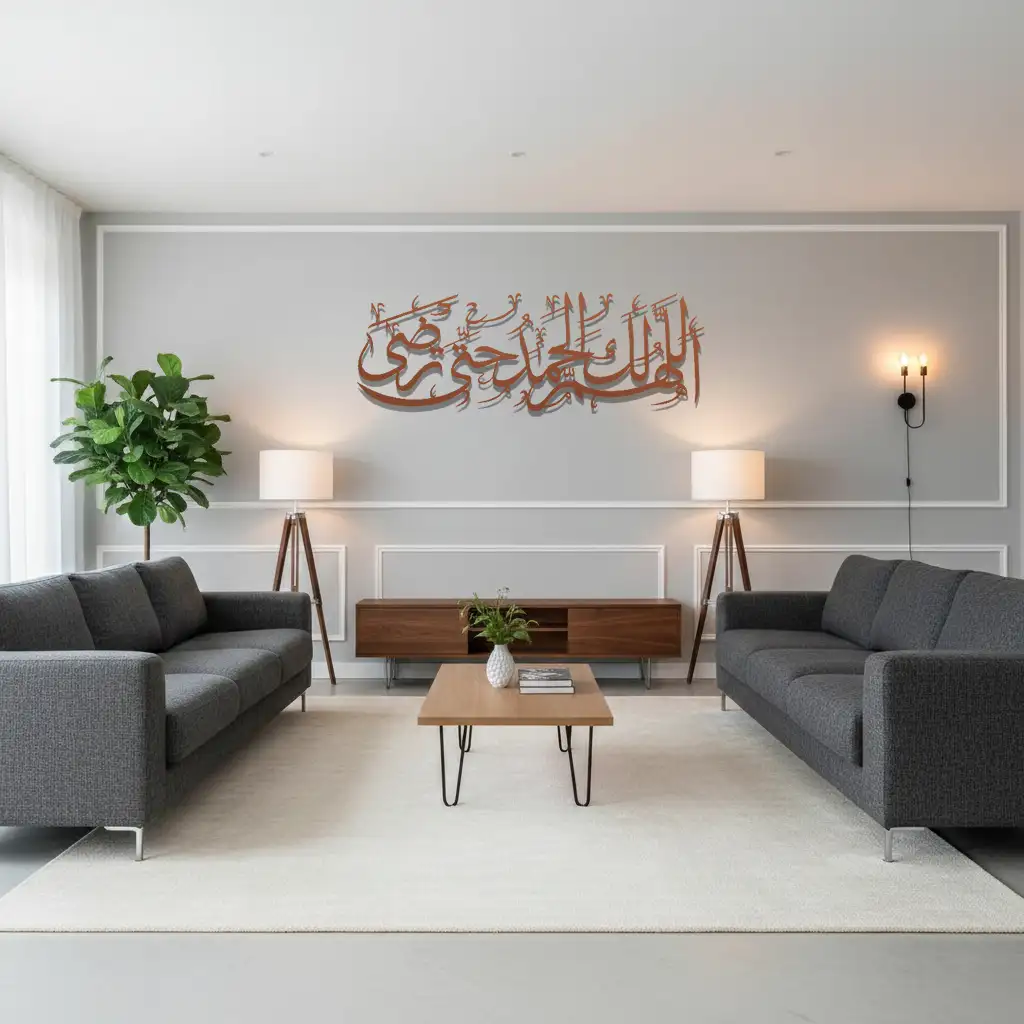 Jidāriyat Du'ā al-Madkhal wal-Makhraj - جدارية دعاء المدخل والمخرج - Premium Islamic Wall Art - view 3