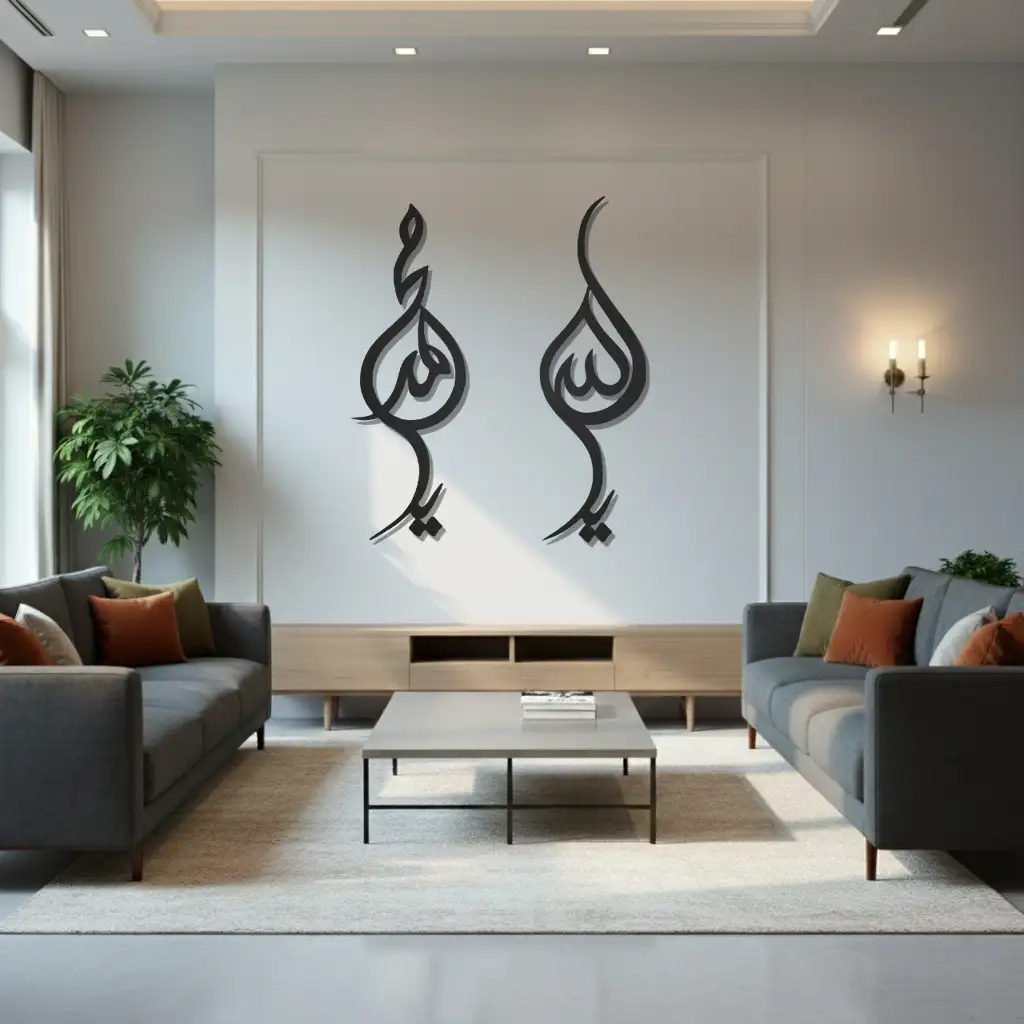 Allah & Muhammad - الله محمد - Premium Islamic Wall Art