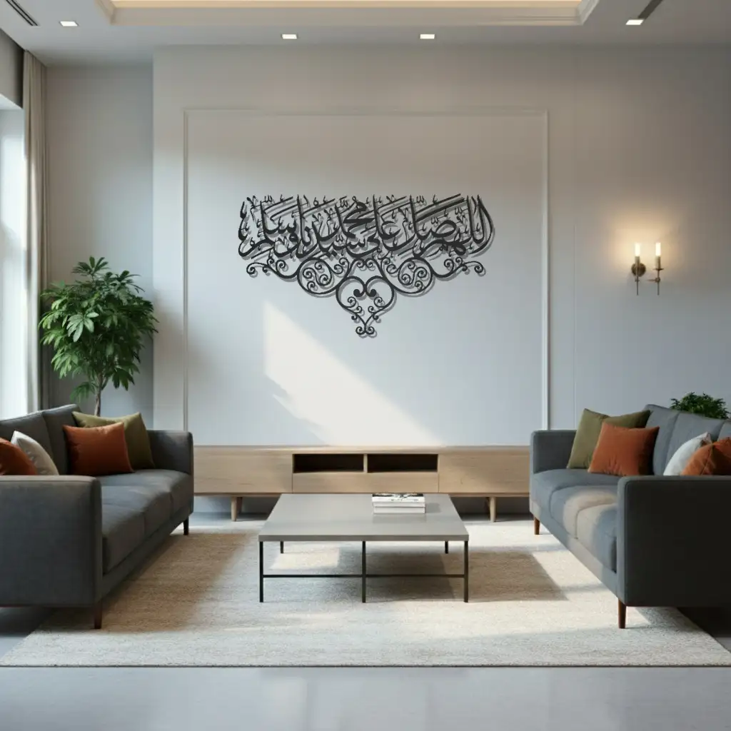 Allahumma Salli Ala Sayyidina Muhammad -  اللهم صل على سيدنا محمد وسلم - Premium Islamic Wall Art