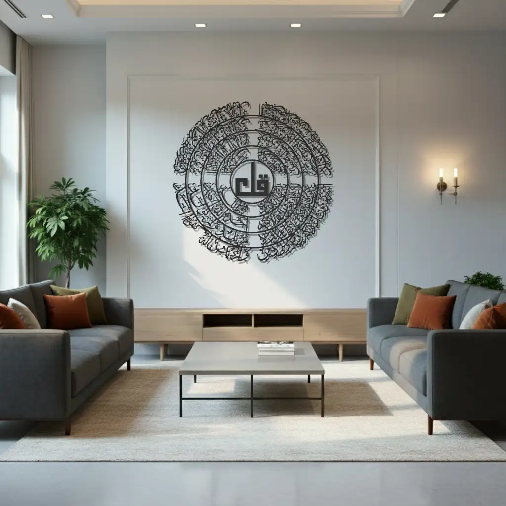 Four Qul Surah Set - مجموعة سور قُل الأربعة - Premium Islamic Wall Art