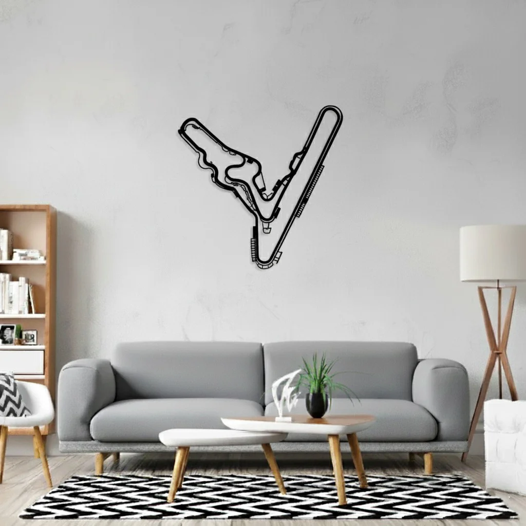 Custom Metal Race Track Wall Art – Premium Personalized Designs - view 4