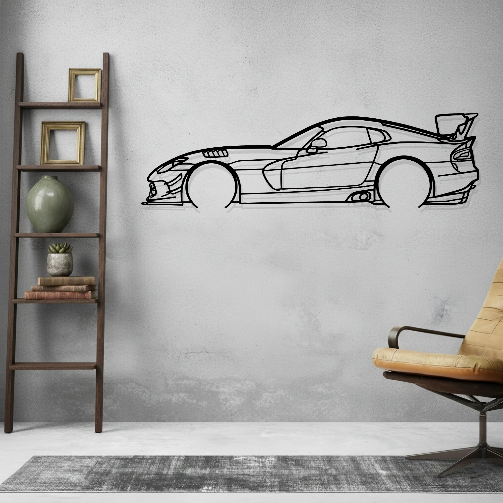 Viper ACR Gen 5 Wall Art Modern Metal Silhouette - view 2