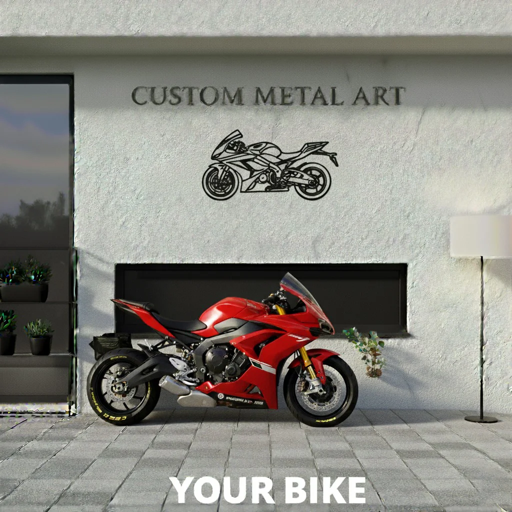 Custom Frame Bike Wall Art – Premium Metal Designs - view 6