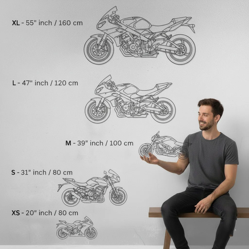 Custom Frame Bike Wall Art – Premium Metal Designs - view 2