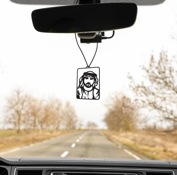 Hamdan Bin Mohammed Bin Rashid Al Maktoum – Premium Metal Car Hanging - view 3